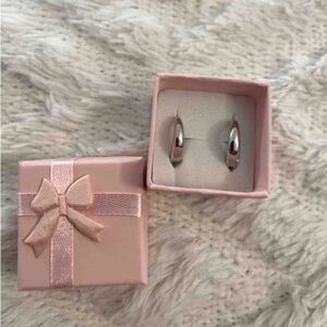 925 silver hoop earrings